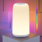 RGB Touch Bedside Lamp 3-Way Dimmable LED