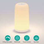 RGB Touch Bedside Lamp 3-Way Dimmable LED - Image 2