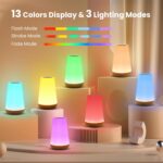 Portable Touch Night Light 5 Brightness 13 RGB - Image 2