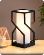 Linen Touch Table Lamp USB Port 9W 2700K Dimmable